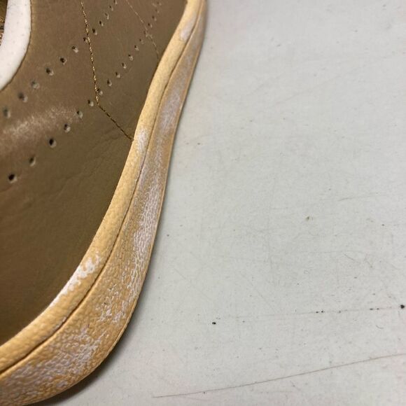 NIKE Youth Trainers Classic Premium QS-GS Leather Metallic Gold Shoes 872818-700 - Picture 7 of 12